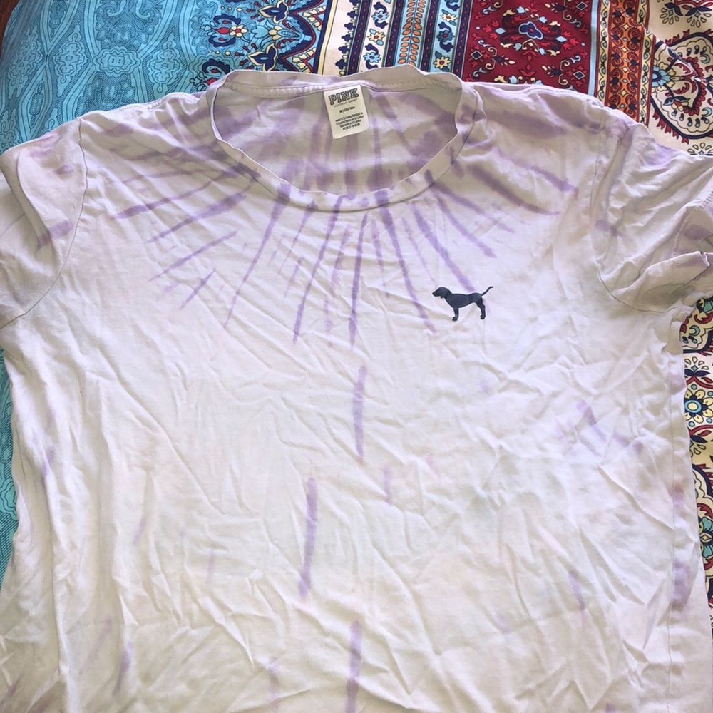 tie dye PINK shirt